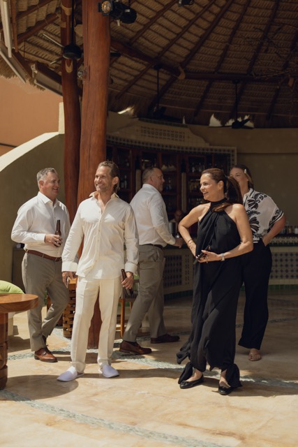 Karla Casillas with Waldorf Los Cabos Staff